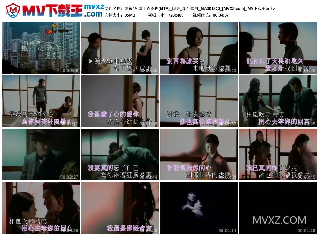 刘德华-铁了心爱你(MTV)_国语_流行歌曲_MA301320